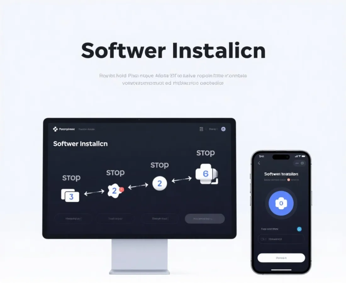 软件下载与安装流程示意